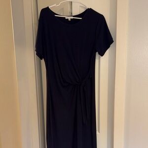 Nine Britton Navy Blue Midi Dress